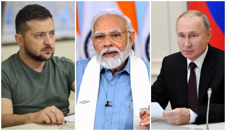 Kryeministri indian zhvillon biseda telefonike me Putinin dhe Zelenskyn