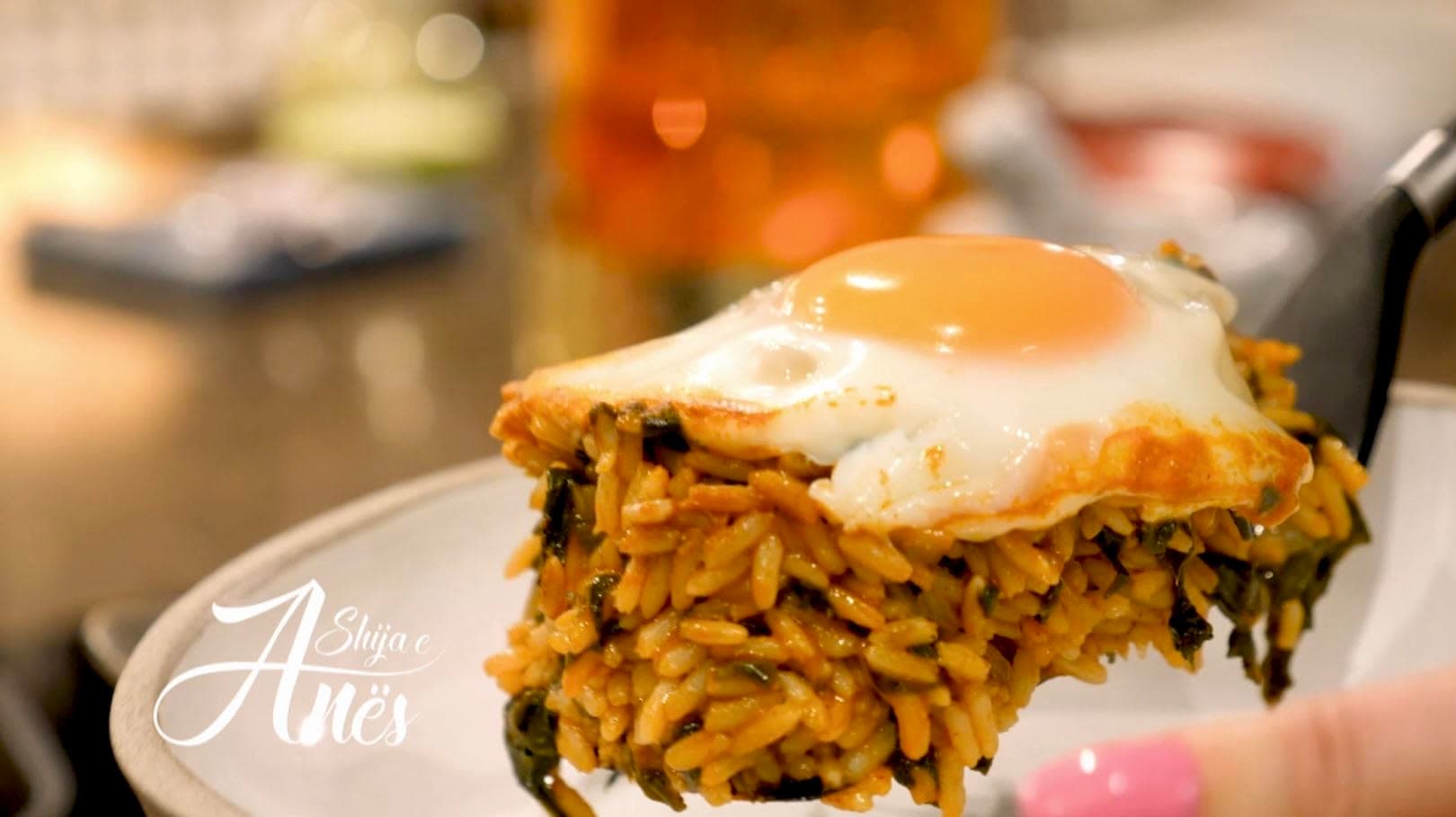 Receta e Shijes së Anës: Spinaq me oriz dhe vezë (Byrjan)