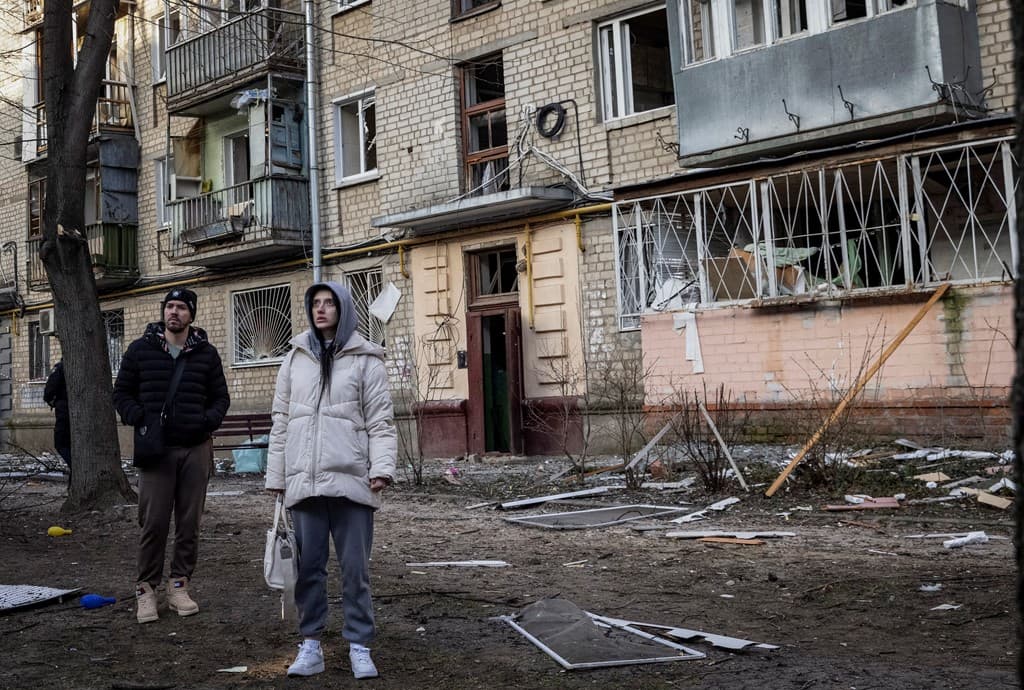 Pasojat e sulmit në Kharkiv të Ukrainës (FOTO)