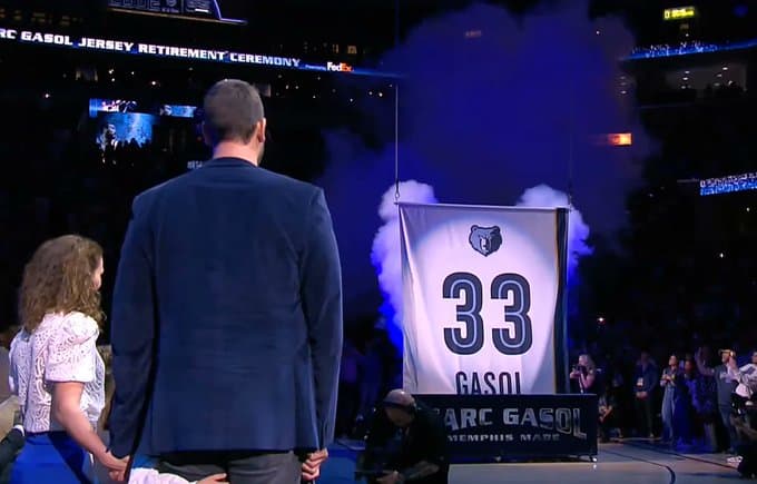 Grizzlies e pensionojnë fanellën e Gasol (VIDEO)