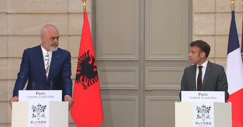 Macron flet për normalizimin mes Kosovës dhe Serbisë në takimin me Ramën: Qëndrimet tuaja janë të vlefshme