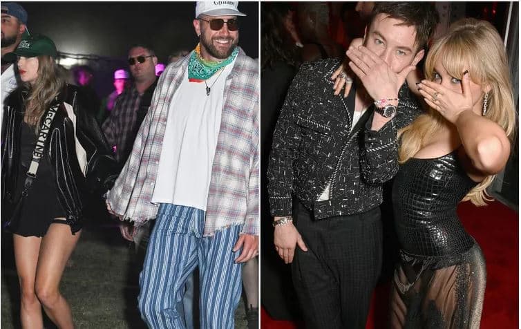 Taylor Swift dhe Travis Kelce shoqërohen me Sabrina Carpenter dhe Barry Keoghan në Coachella