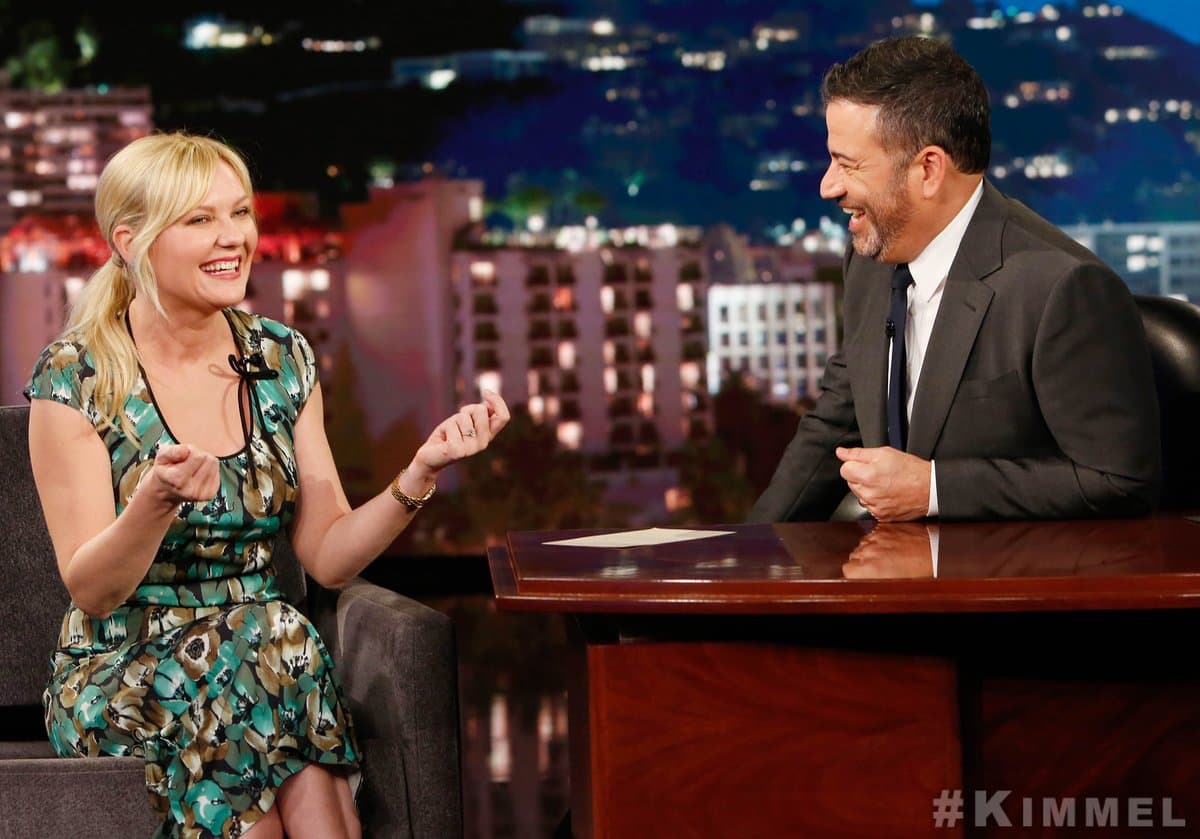 Fëmijët e Kirsten Dunst dhe Jimmy Kimmel u përleshën në kopësht