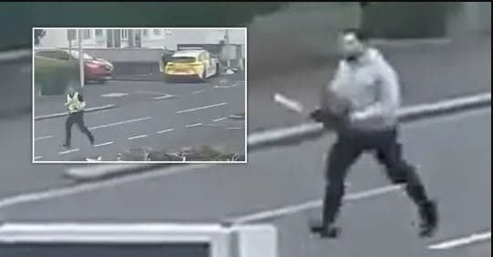 Skoci: Një person ndjek policinë me motor sharrë