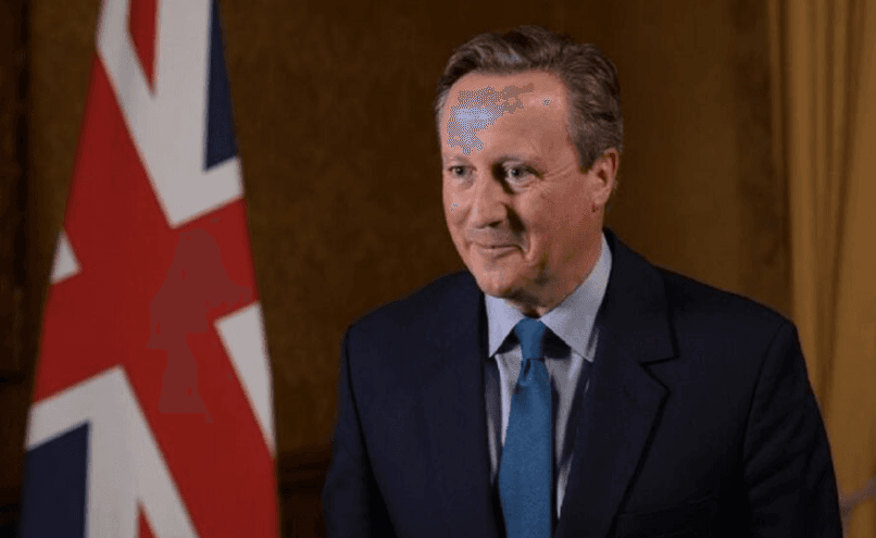 David Cameron viziton sot Tiranën