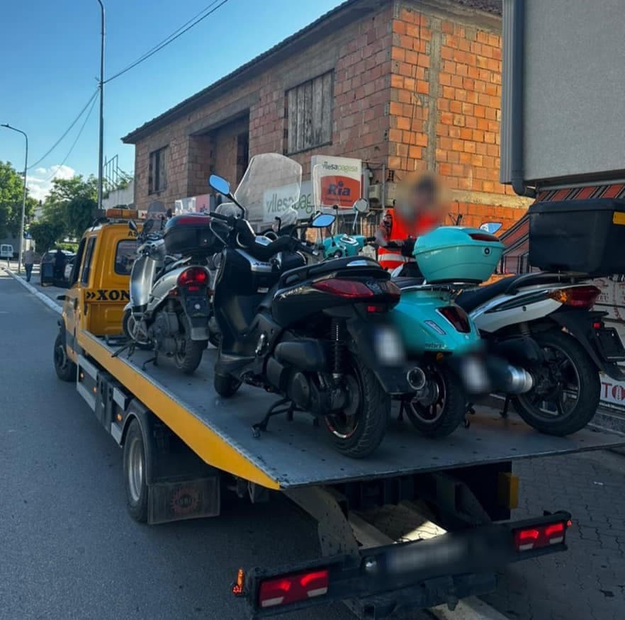 Policia në Gjakovë për tre ditë i konfiskon 70 motoçikleta
