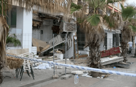 Katër të vdekur pas shembjes së një lokali në një plazh të Spanjës