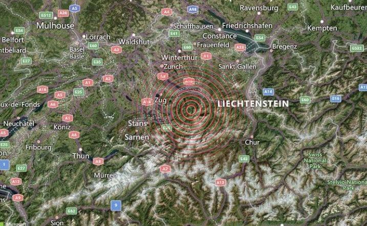 Tërmet me magnitudë 4.4 në Zvicër
