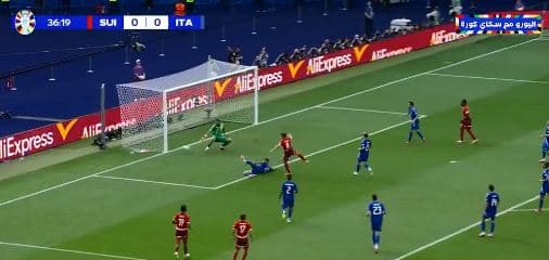 Xhaka me shokë në epërsi ndaj Italisë, deri tash s’ia lejuan asnjë goditje në portë