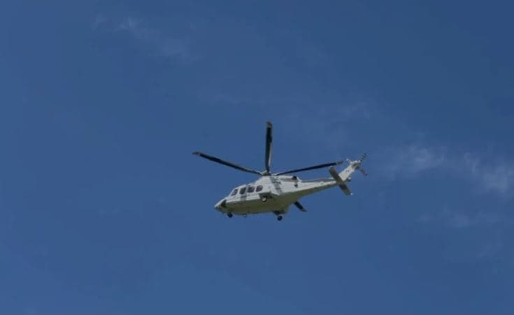 Meloni mbërrin me helikopter në Gjadër