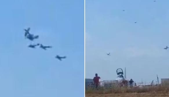 Përplasje avionësh në Portugali, vdes piloti (VIDEO)