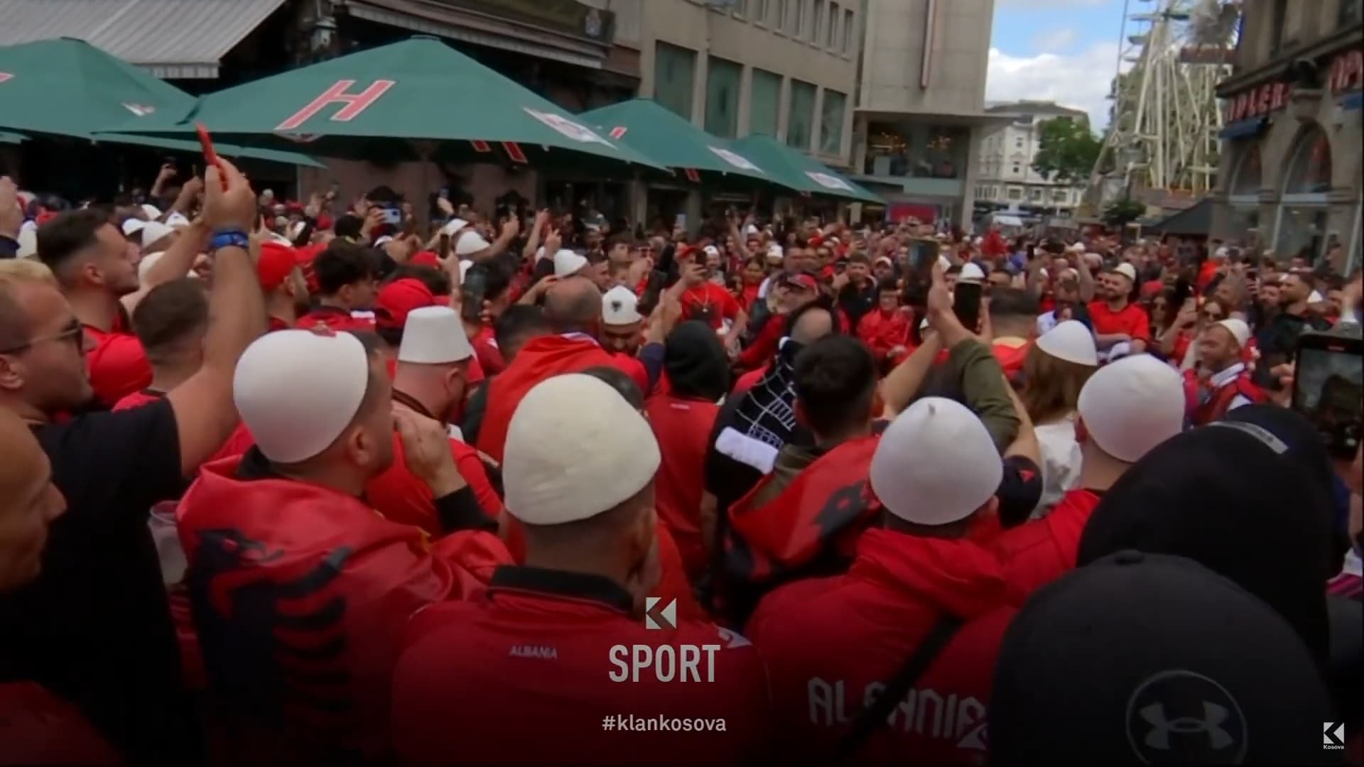 Tifozëria shqiptare “kall” Dortmundin (VIDEO)