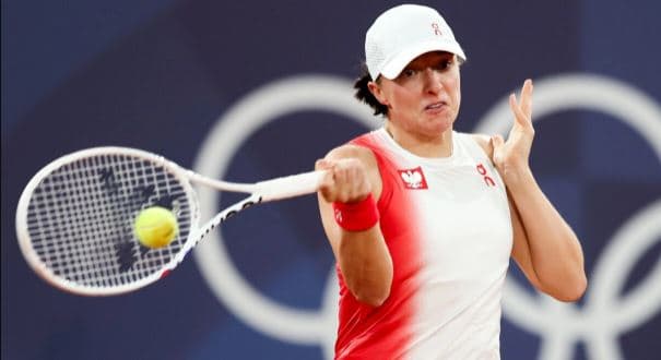 Tenisi olimpik, Swiatek lehtë në 1/8 e finales