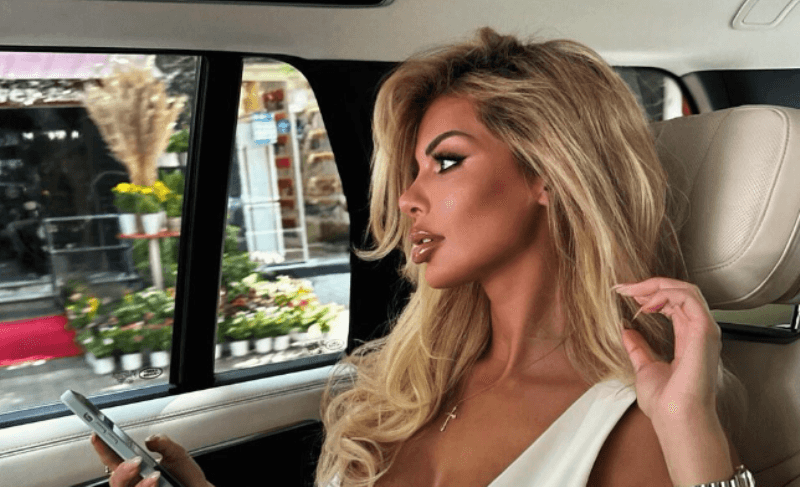 Luana Vjollca shfaqet e veshur me fustan të bardhë