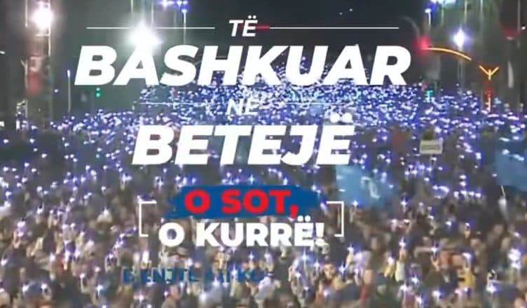 ​Sot protesta e opozitës, demokratët dhe qytetarët tubim para kryeministrisë në Tiranë