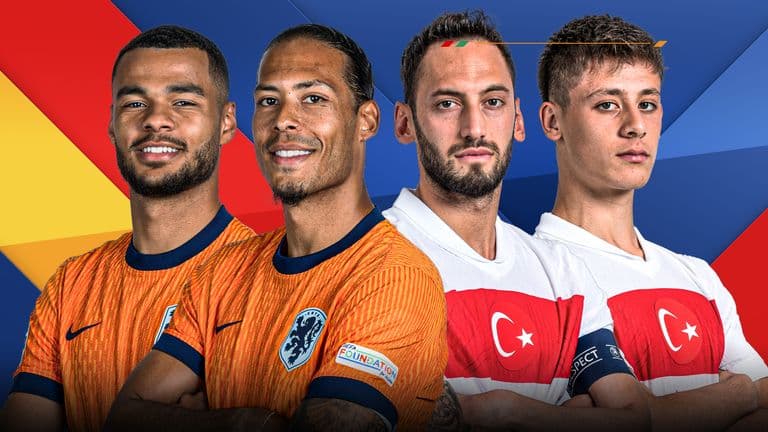 Holanda dhe Turqia kërkojnë ecjen në gjysmëfinale, formacionet zyrtare