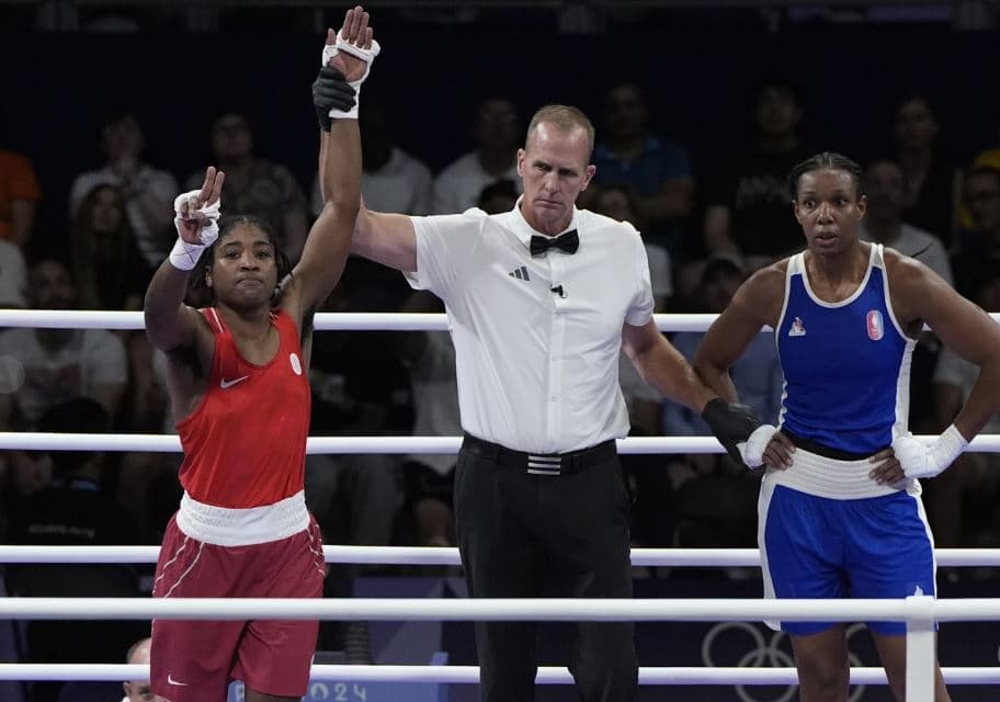 Boksierja Cindy Ngamba - atletja e parë e ekipit të refugjatëve që fiton medalje në Olimpiadën e Parisit