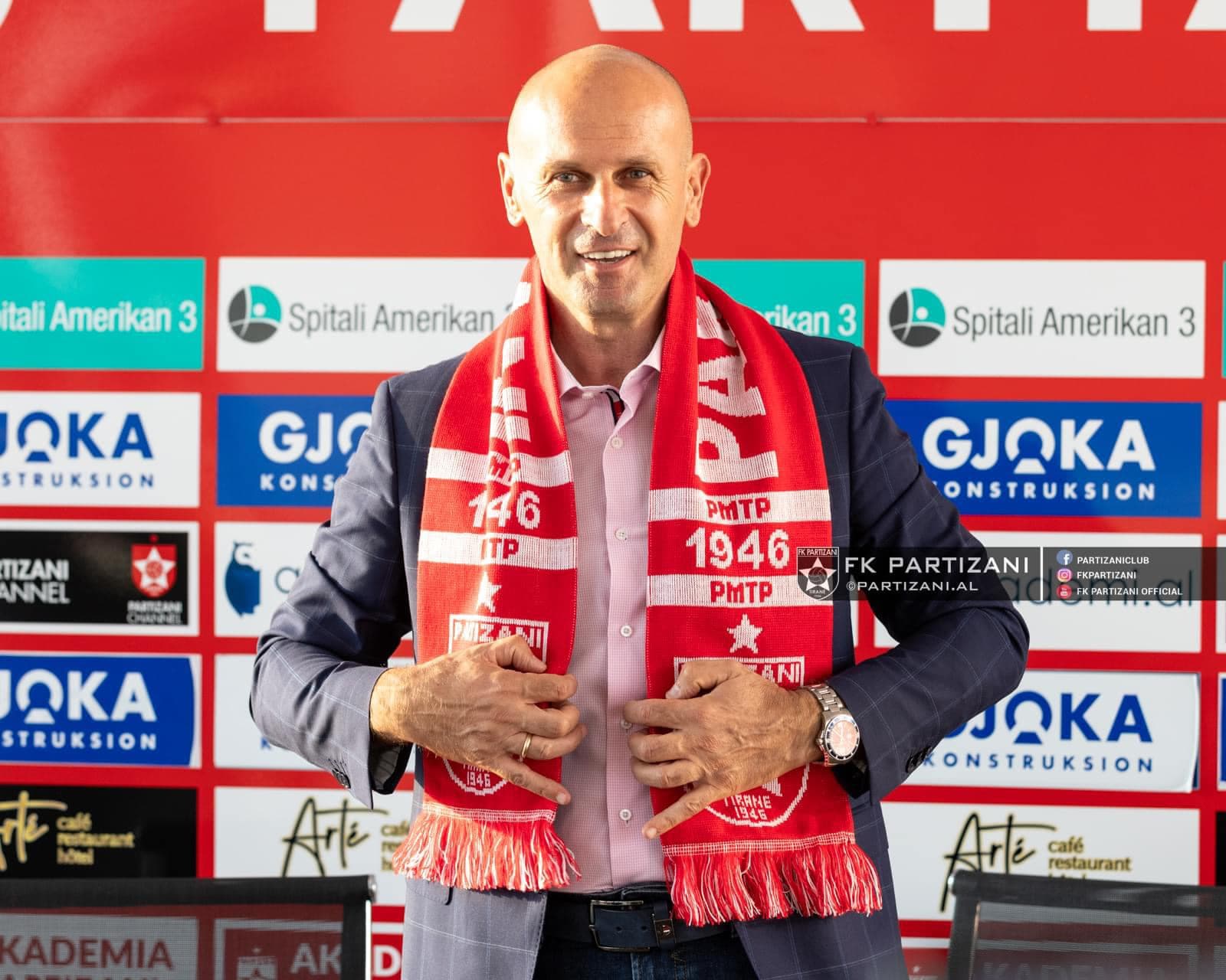 Partizani i Tiranës emëron trajner serbin Veselinoviq