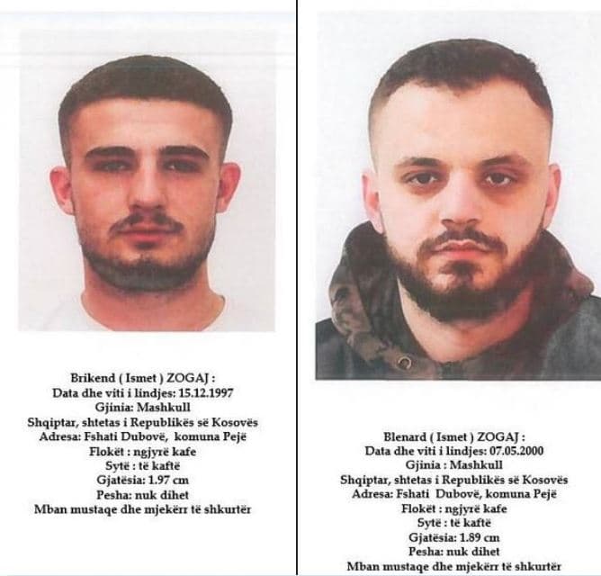 Policia kërkon ndihmë në kapjen e dy të dyshuarve për “vrasje në tentativë”