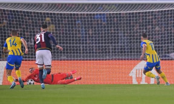 Bologna e nis kampanjën e Ligës së Kampionëve me barazim