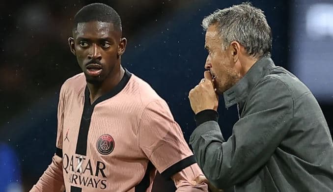 U përlanë, Enrique e përzë Dembelenë për ndeshjen me Arsenalin