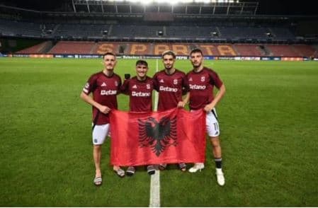 Shqipet e Spartës të gatshëm për Champions, sonte përballen me Salzburgun