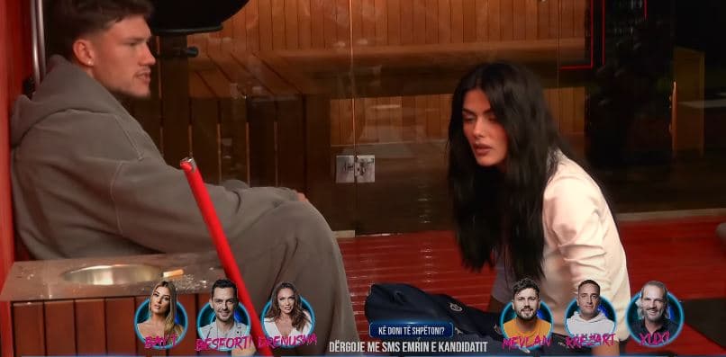 Diana në rolin e "msitit", i flet fjalë të mira Drilonit për Bay T