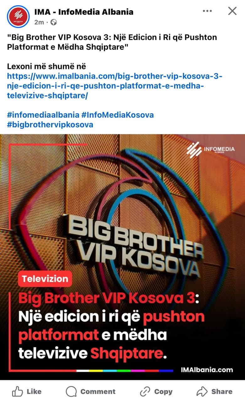 Të gjitha platformat shqiptare po numërojnë minutat, BBVK3 merr vëmendjen gjithandej