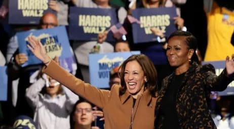 Michelle Obama mbështet fuqishëm gratë në fushatën e Harris