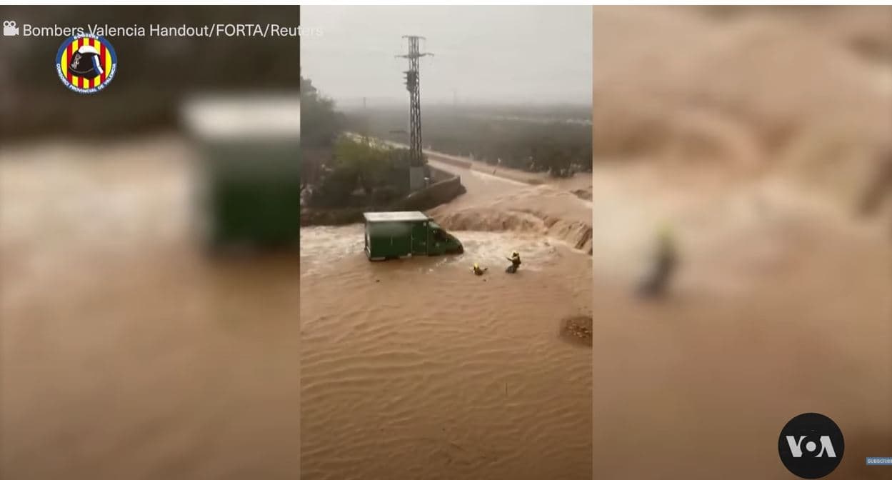 Pamje nga vërshimet në Valencia të Spanjës (VIDEO)