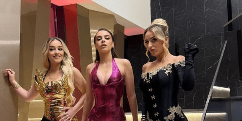 Aida Doçi me motrat e saj shkëlqyen në dasmën e Adrit dhe Ilirianës
