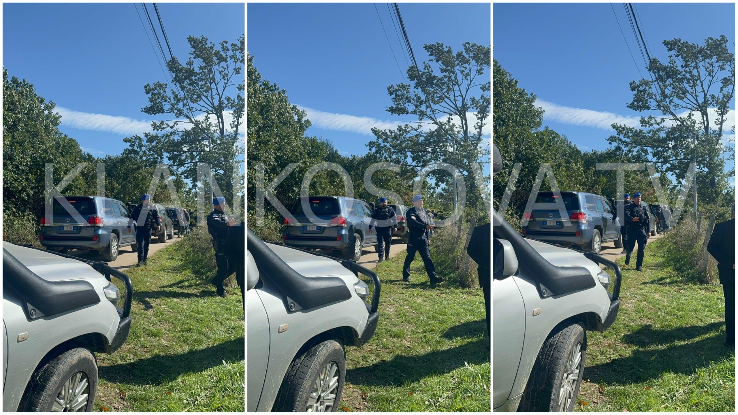 Jakup Krasniqi mbërrin te varri i vëllait të tij në Negroc