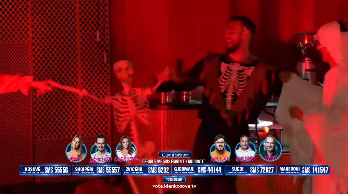 Arioni dhe Kevini kërcejnë valle me "skeletin" (VIDEO)