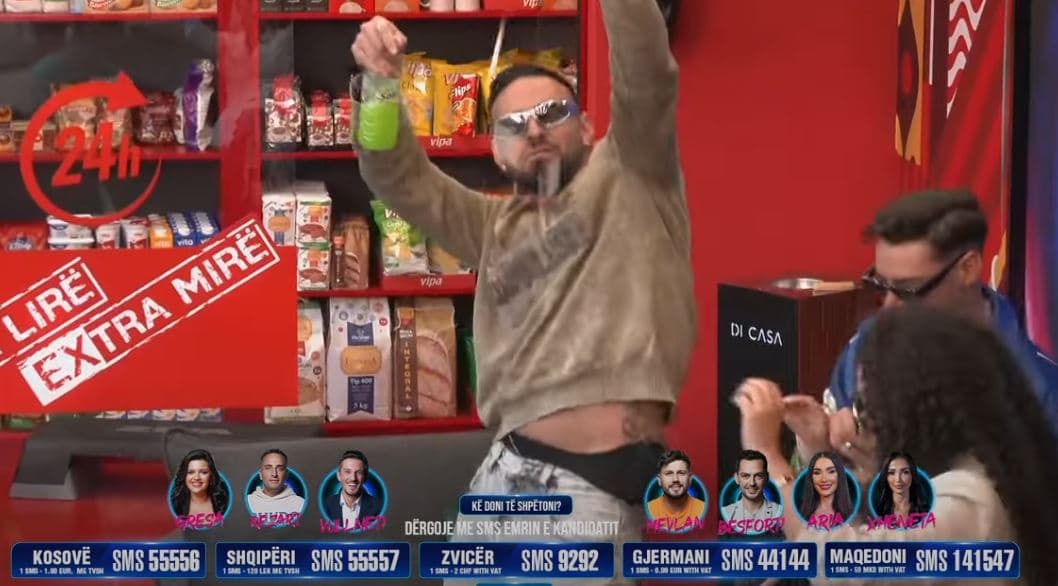 Kevini ndez atmosferën në shtëpinë e "Vëllaut të Madh" (VIDEO)