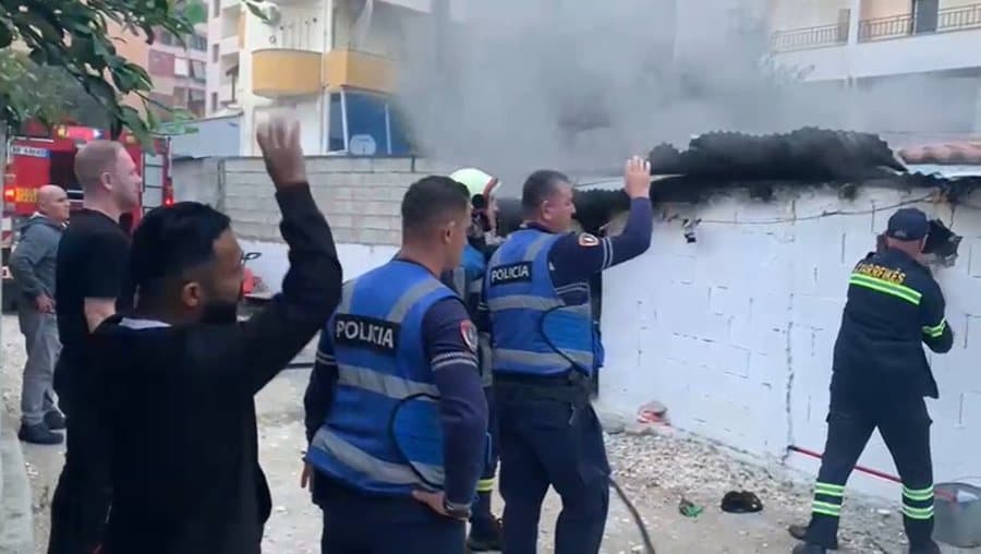 Shkrumbohet një banesë në Lushnje