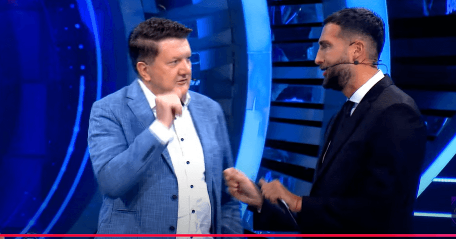 Sapo ngjitet shkallëve të studios së BBVK-së, Milaim Zeka nis me batuta e ngacmime: U vonova se i rash kah Peqini