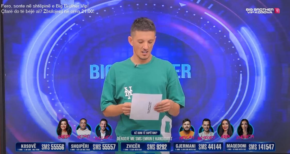 Zarf në shtëpi, Vullneti lexon njoftimin me rëndësi për banorët