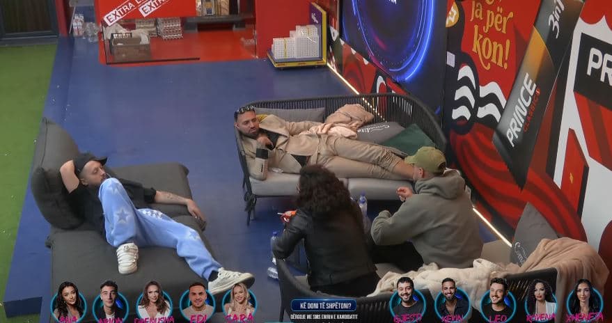 Rovena, Leo, Kevin dhe Gjesti diskutojnë për situatën e Dianës