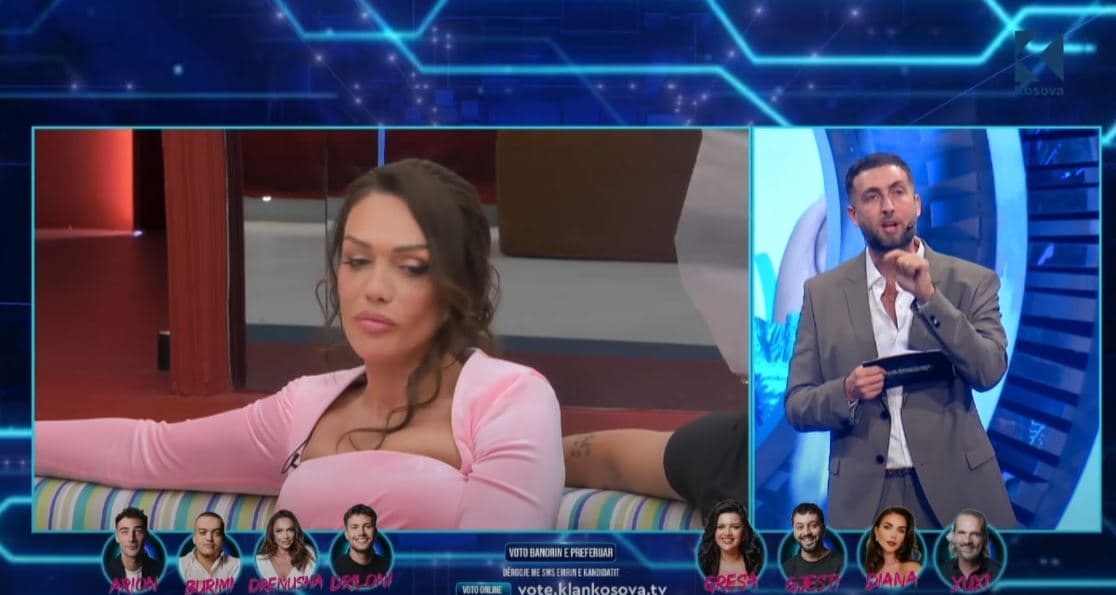 Drenusha i drejtohet Gresës me emrin "Chucky", Dini ia tërheqë vërejtjen (VIDEO)