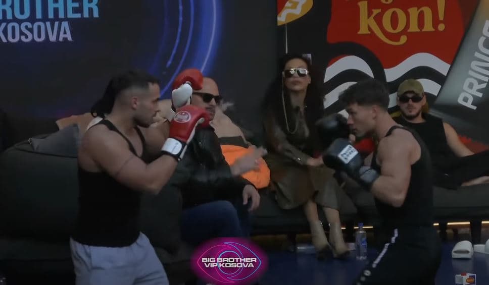 Edi dhe Driloni ushtrojnë së bashku boks (VIDEO)