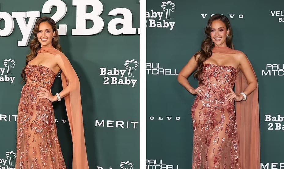 Jessica Alba, mahnitëse në paraqitjen e fundit