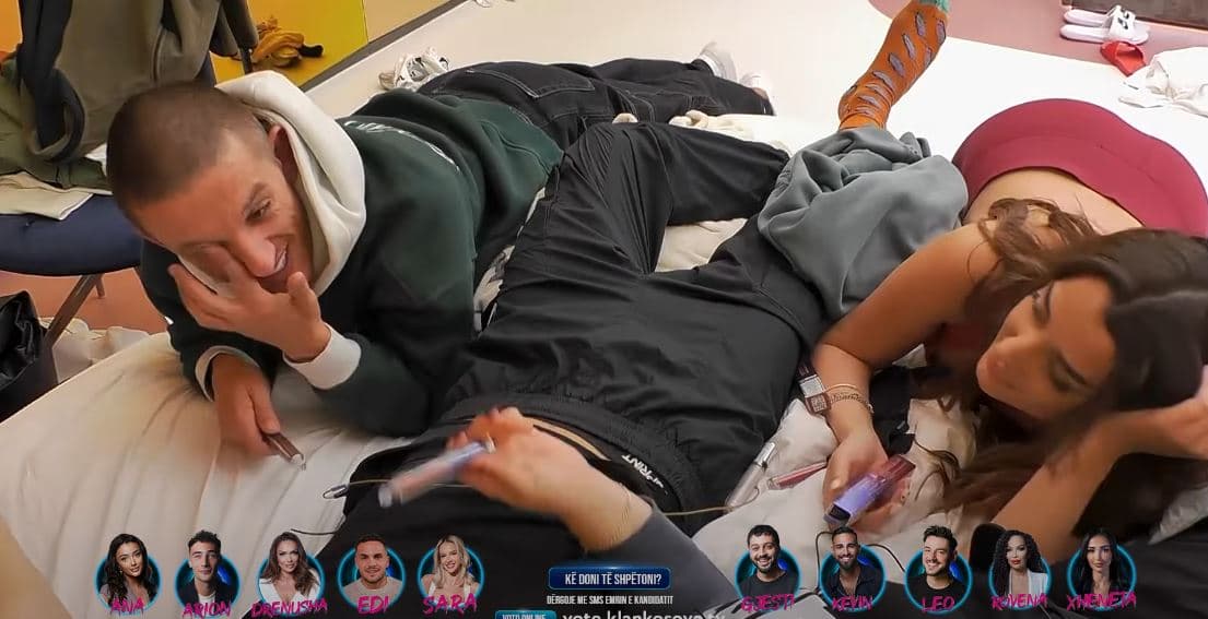 Masazh dhe lyerje e trupit me vaj – Vullneti dhe Gresa vendosin bast (VIDEO)