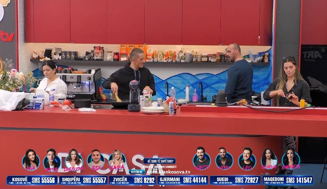 Vullneti, Gresa dhe Lela shkëmbejnë batuta gjatë përgatitjes së darkës (VIDEO)