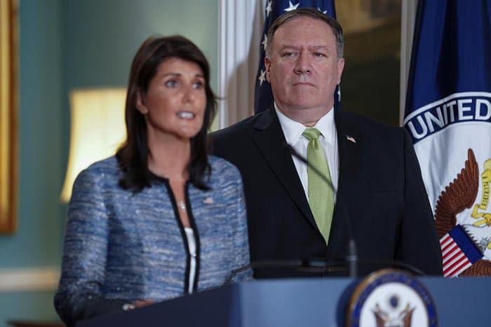 Trump lë jashtë administratës së re Haley dhe Pompeon