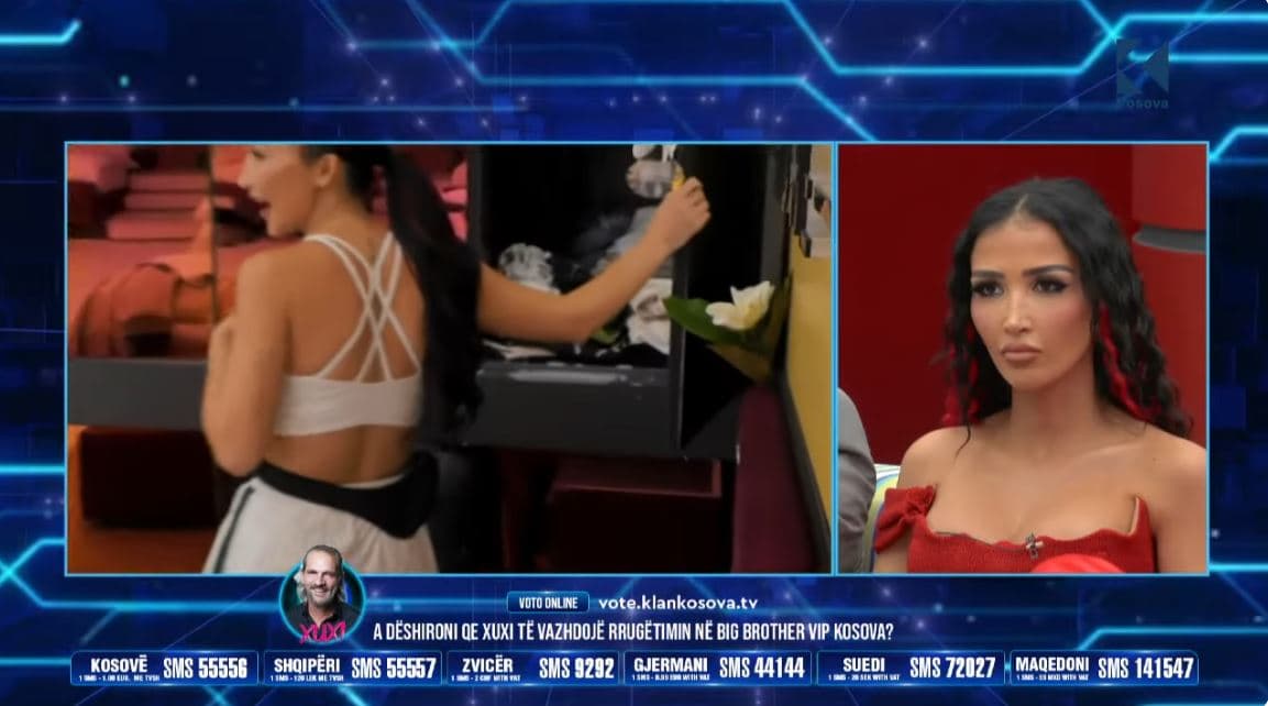 Del klipi kur Gresa ia përlyen rrobat Xhenetës (VIDEO)