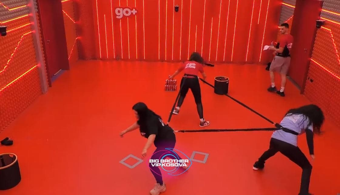 Gresa, Drenusha dhe Rovena në sfidën e kapitenit nga Go+