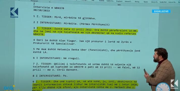 Dëshmitarët në Hagë po paguhen?! - gazetari zbulon ekskluzivisht intervistën mes një prokurori dhe biznesmeni (VIDEO)
