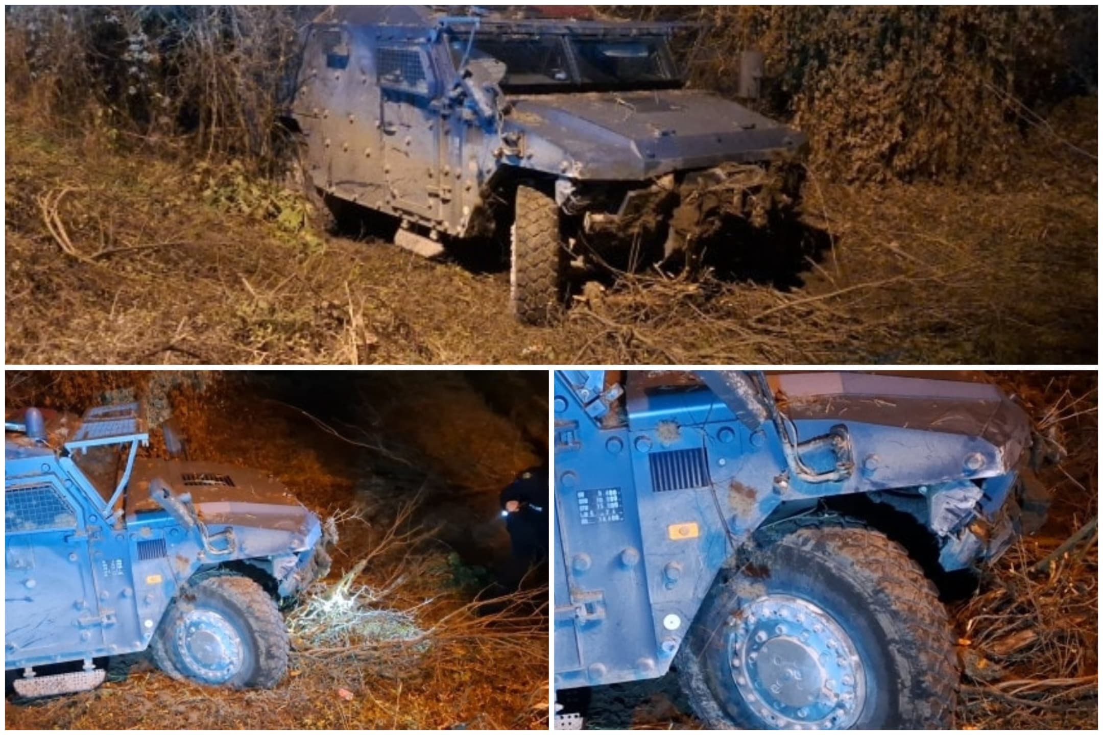 Si ndodhi vetaksidenti me autoblindë ku tetë policë mbetën të lënduar?