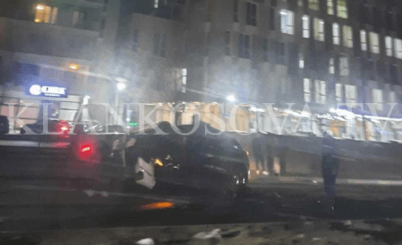 Aksident trafiku te nënkalimi i Rrethit me Flamur