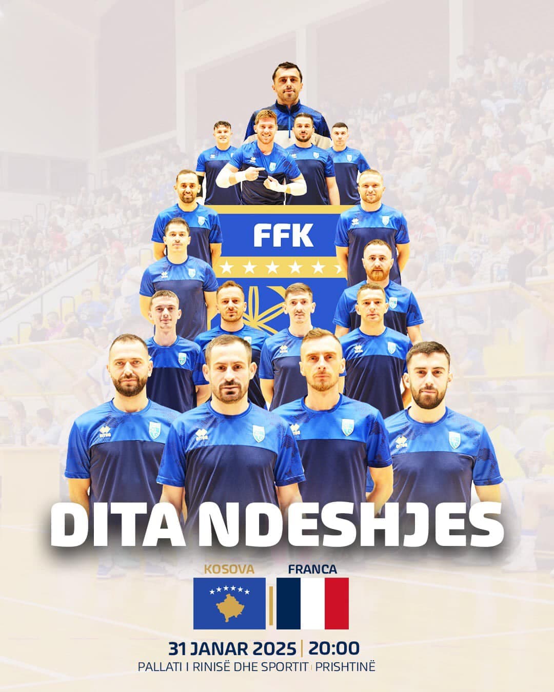 Përballja në futsall: Kosova sot i mat forcat me Francën